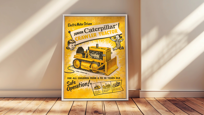 Junior Crawler Vintage Advertisement Art | Framed Wall Art on Canvas