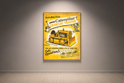 Junior Crawler Vintage Advertisement Art | Framed Wall Art on Canvas