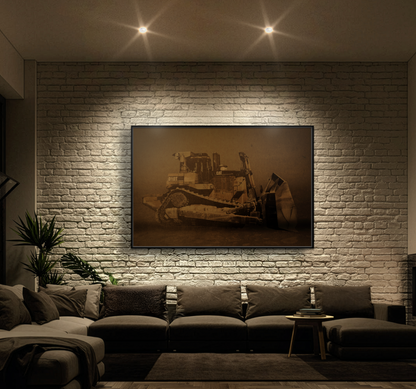 Classic Crawler D10T Photo Wall Art on Canvas