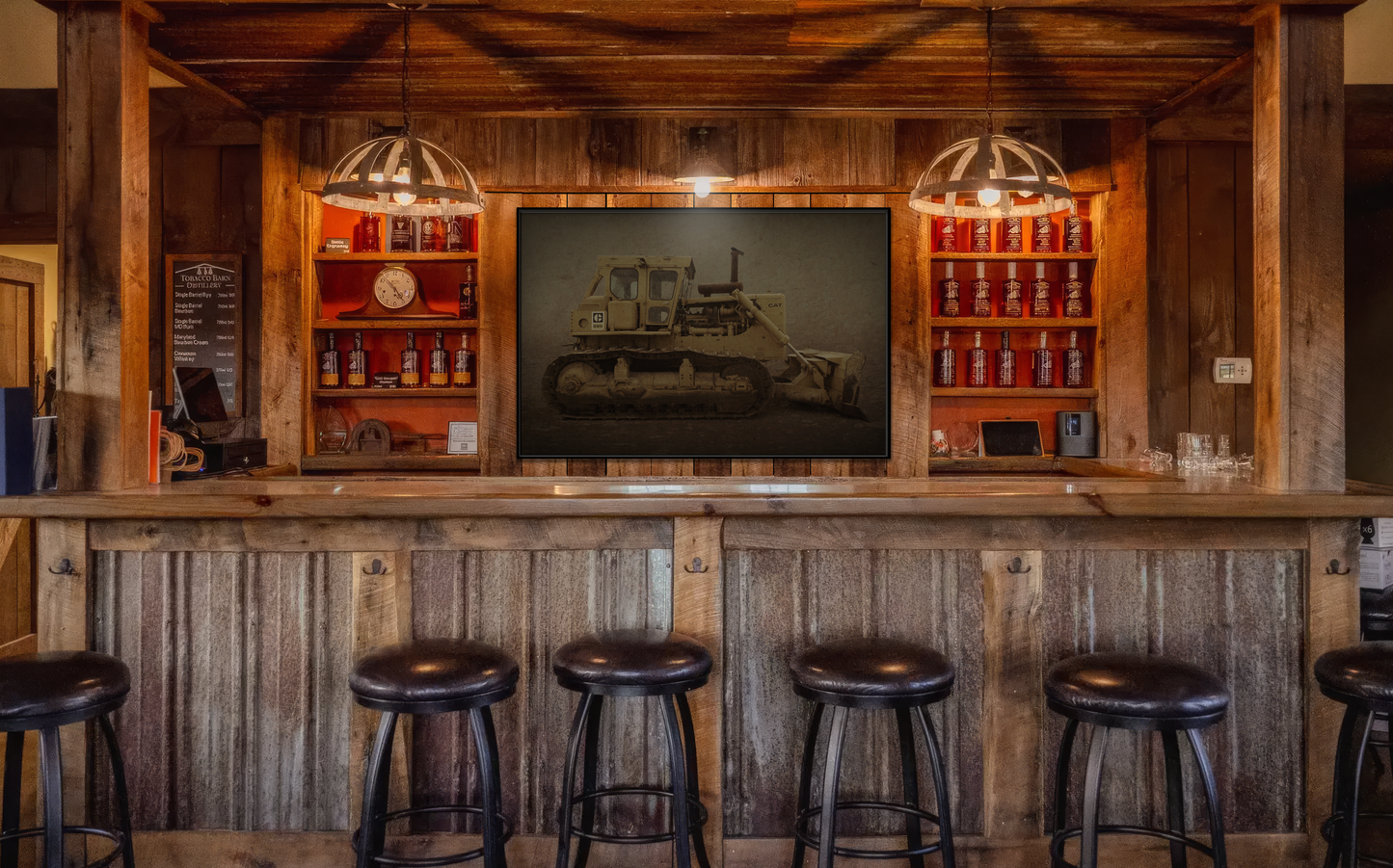Classic Crawler D10T Photo Wall Art on Canvas