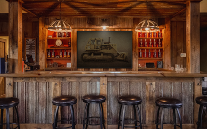 Classic Crawler D10T Photo Wall Art on Canvas