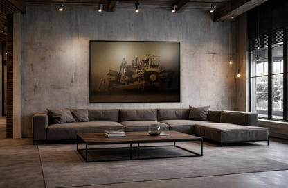 Classic D10Z Dozer | Framed Wall Art on Stretched Canvas