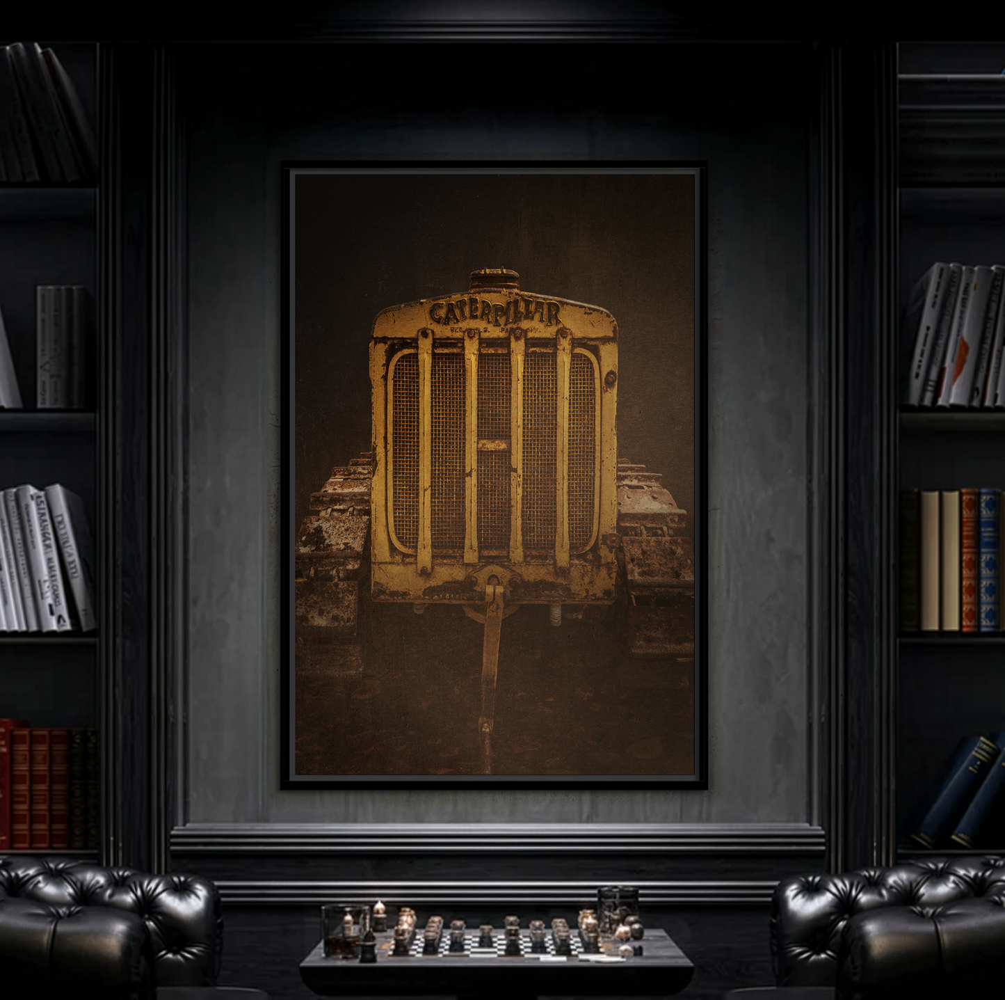 Classic Crawler Grill Comming At You | Framed Wall Art on Stretched Canvas