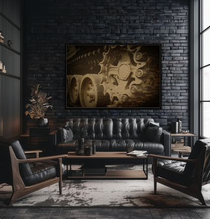 Weathered Crawler CloseUp | Framed Wall Art on Stretched Canvas