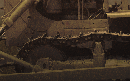 Classic D7 Dozer | Framed Wall Art on Stretched Canvas