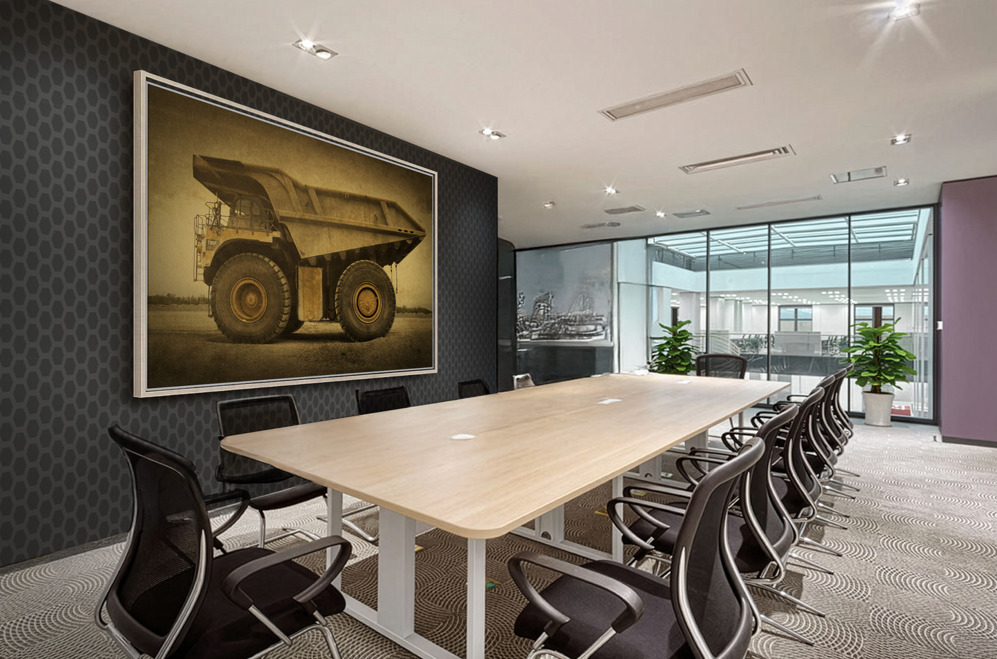 Big Wheel 795 Hauler Photo Art on Framed Canvas