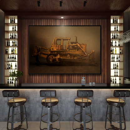 Classic D8 Dozer | Framed Wall Art on Stretched Canvas
