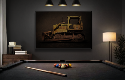 Classic D6D Dozer | Framed Wall Art on Stretched Canvas