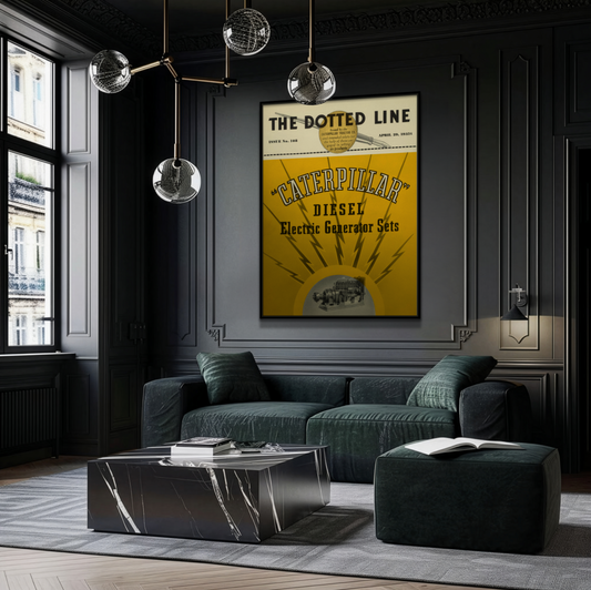 Electric Diesel Generator Sets | Matte Canvas Framed Wall Art
