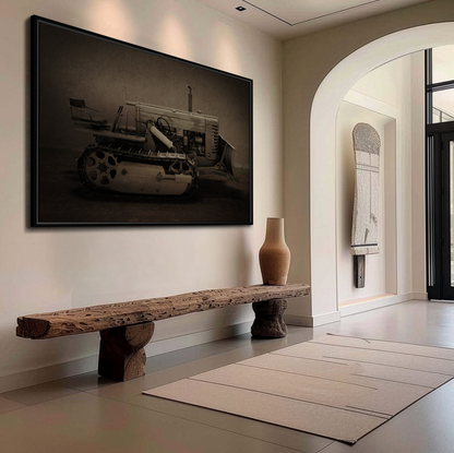 Vintage John Deere MC | Framed Wall Art on Stretched Canvas