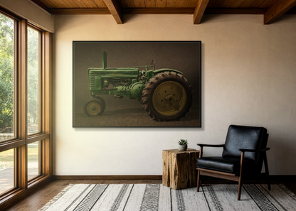 Vintage John Deere Model G | Framed Wall Art on Stretched Canvas