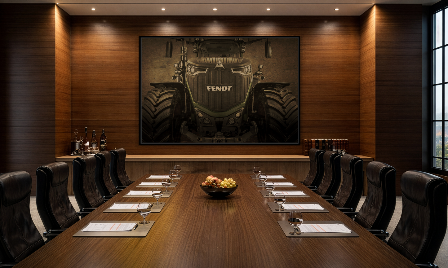 Fendt 1000 Coming At You | Framed Wall Art on Stretched Canvas