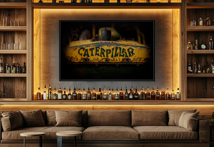 Classic D60 Crawler Grill | Unframed | Wall Art on Stretched Canvas