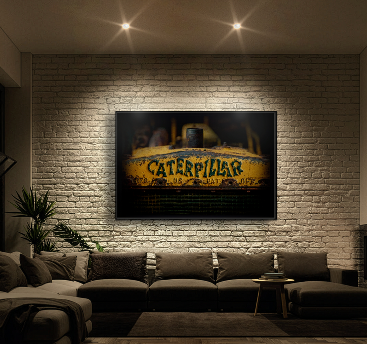 Classic D60 Crawler Grill | Unframed | Wall Art on Stretched Canvas