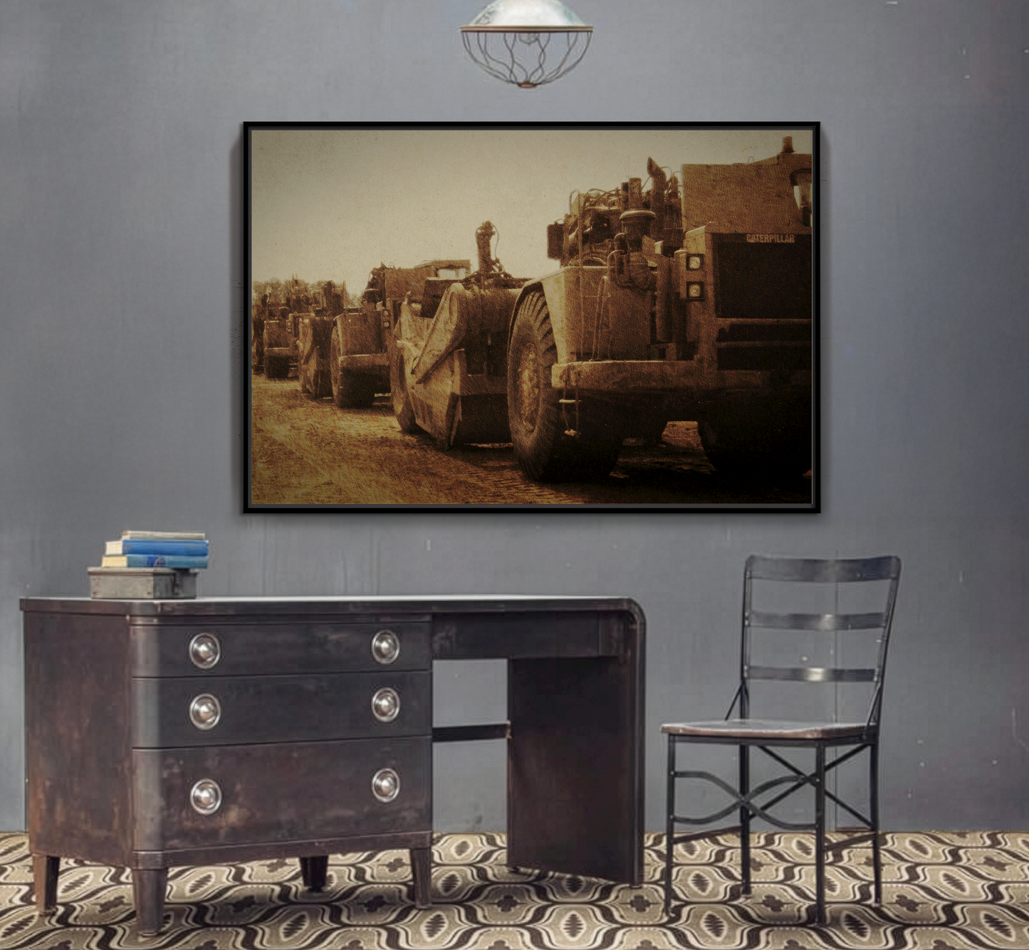 Classic Scraper Lineup | Framed Wall Art on Stretched Canvas
