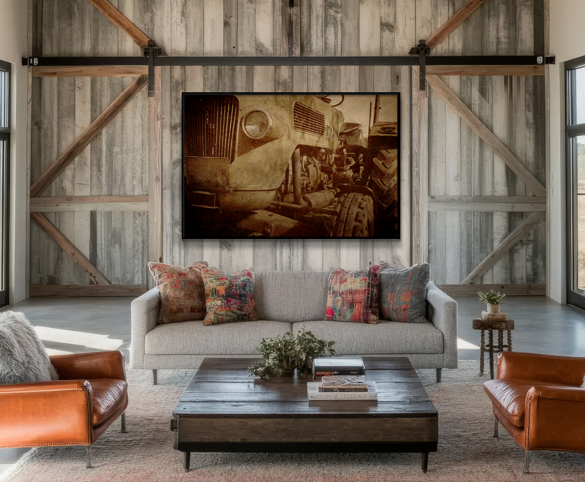 Legacy Fenct Patina | Framed Photo Wall Art on Canvas