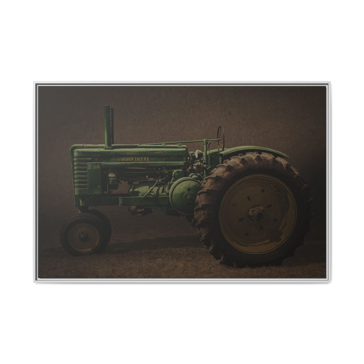 Vintage John Deere Model G | Framed Wall Art on Stretched Canvas