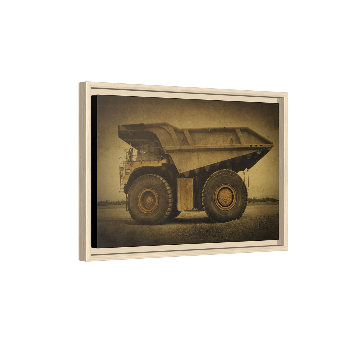 Big Wheel 795 Hauler Photo Art on Framed Canvas