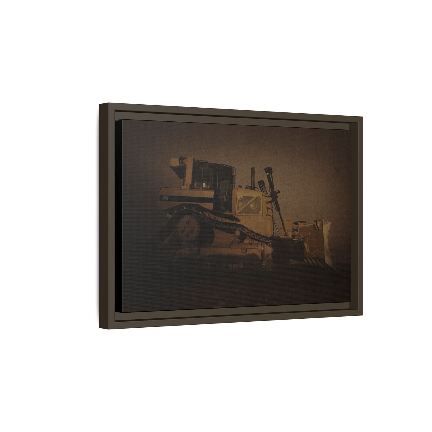 D8 Classic 90's Dozer | Framed Wall Art on Stretched Canvas