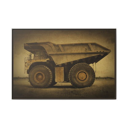 Big Wheel 795 Hauler Photo Art on Framed Canvas