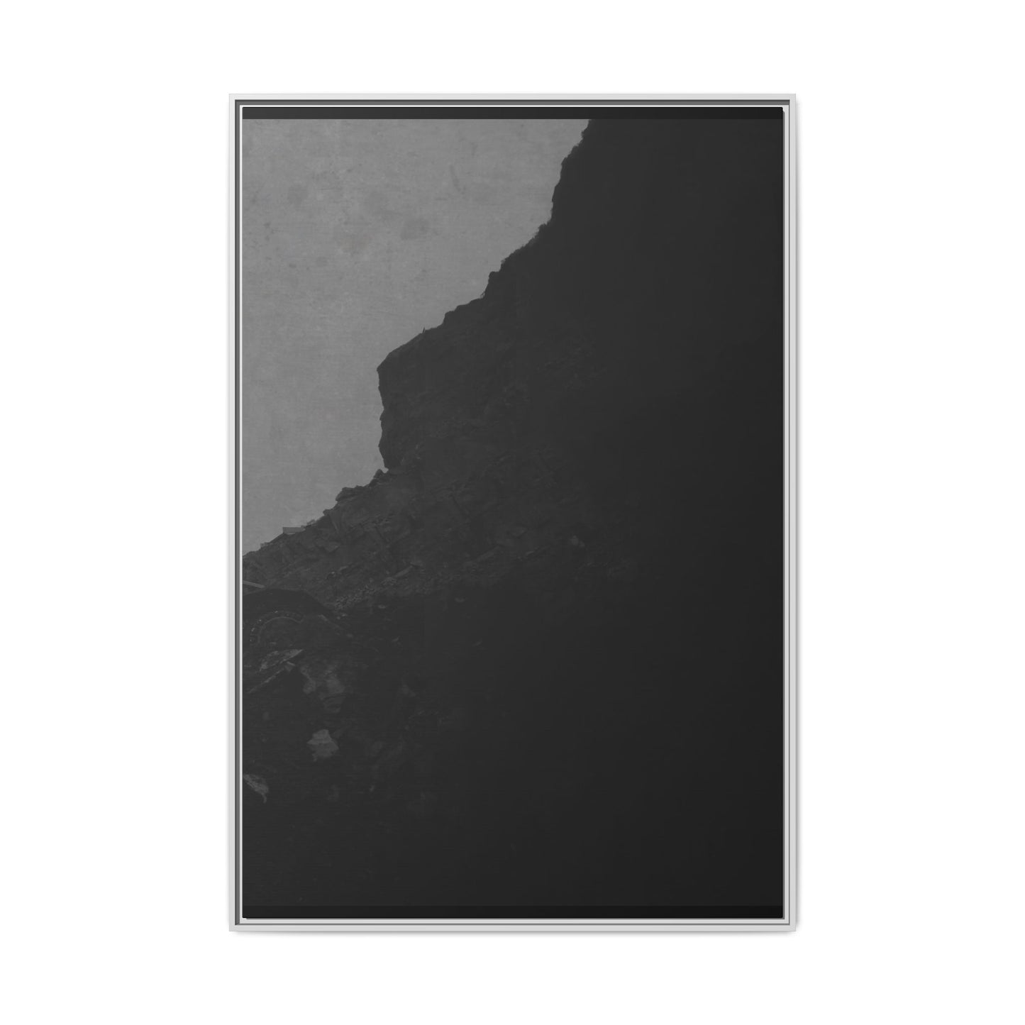 Copy of Excavator Triptych Right Jondo | Matte Canvas Print (Framed)