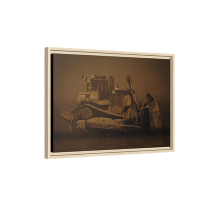 Classic Crawler D10T Photo Wall Art on Canvas