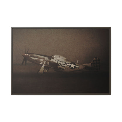 P-51 MUSTANG | Framed Wall Art on Stretched Canvas