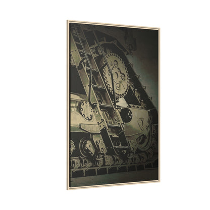 D11 Track Action | Triptych | Right Panel | Framed