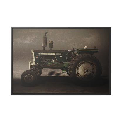 Classic Oliver 1855 Tractor | Framed Wall Art on Stretched Canvas