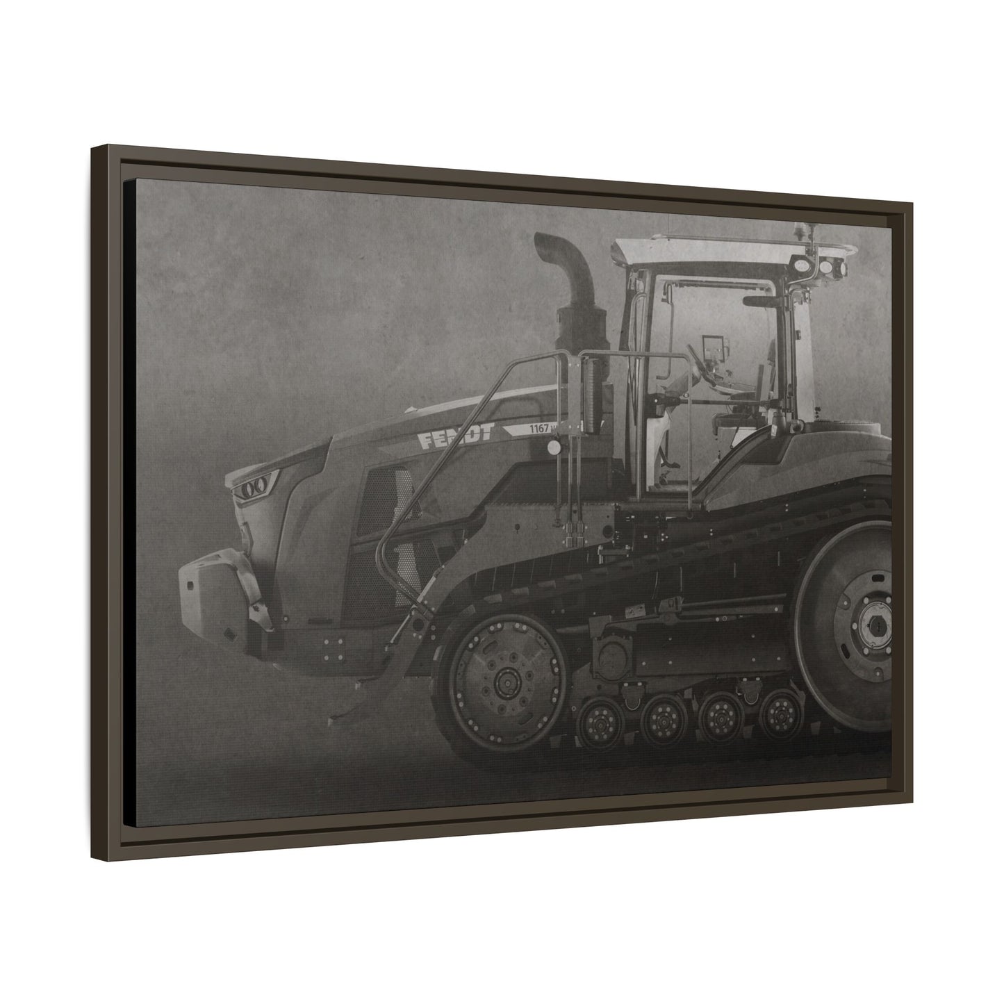 Fendt 110 Track Side View | Framed Photo Wall Art on Canvas