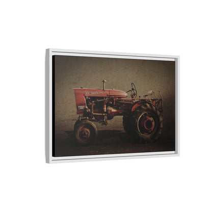 Vintage Farmall Model 140 Tractor | Framed Wall Art on Stretched Canvas