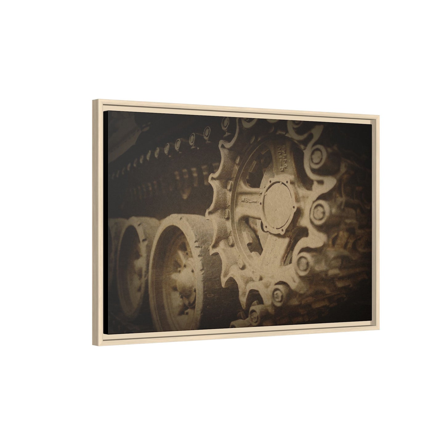 Weathered Crawler CloseUp | Framed Wall Art on Stretched Canvas