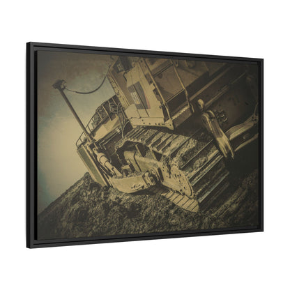 D7E Pushing Incline  | Photo Art on Framed Canvas