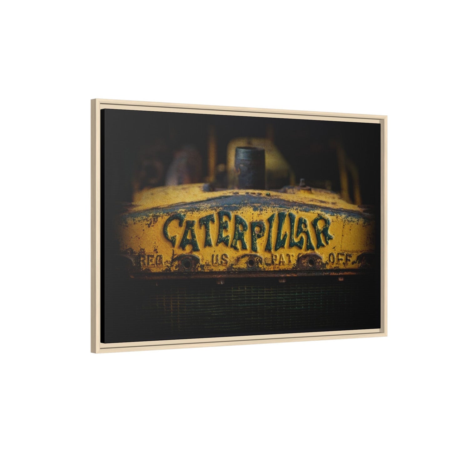 Vintage  Crawler Grill | Framed Wall Art on Stretched Canvas