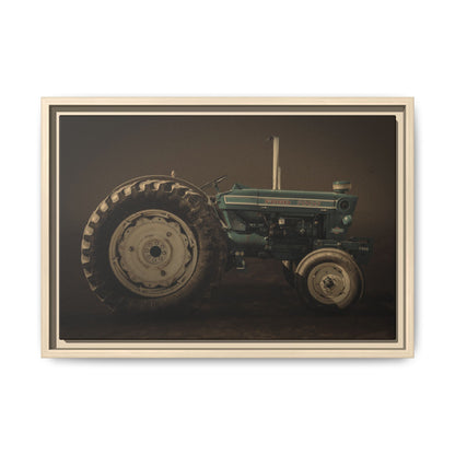 Classic Ford 7000 Tractor Photo Wall Art | Framed Stretched Canvas