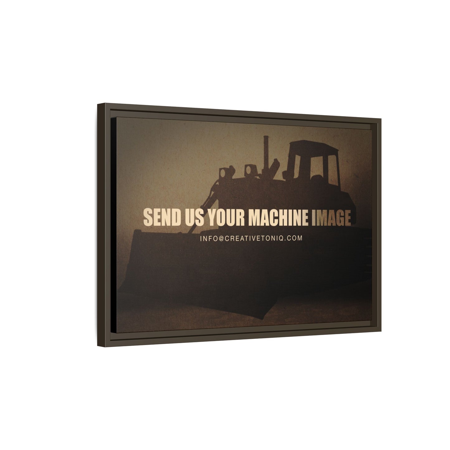 Personalized Machine Art | Framed Photo Wall Art on Canvas