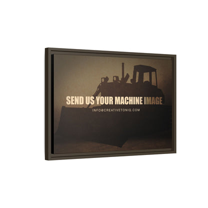 Personalized Machine Art | Framed Photo Wall Art on Canvas