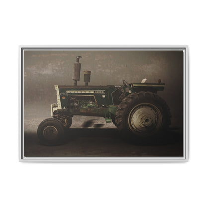 Classic Oliver 1855 Tractor | Framed Wall Art on Stretched Canvas