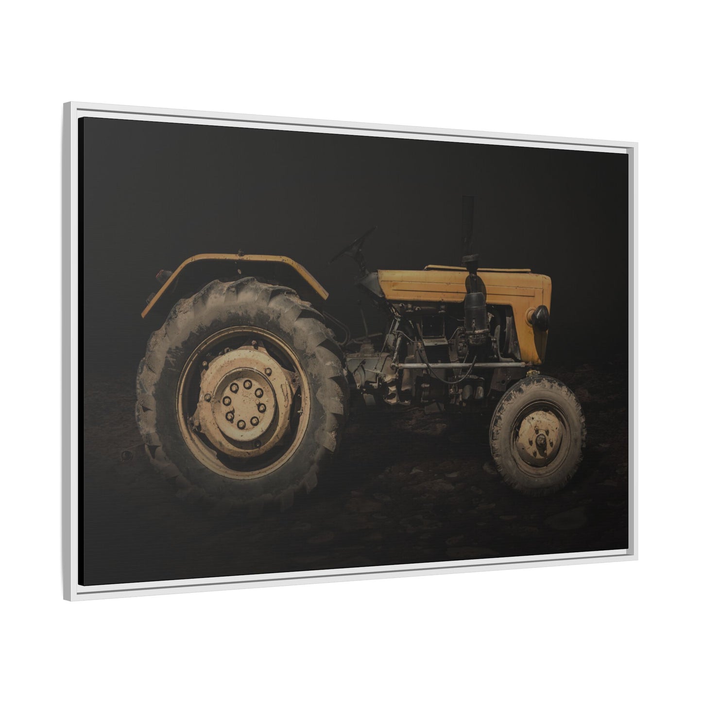 Vintage Usra Tractor Photo Wall Art on Canvas