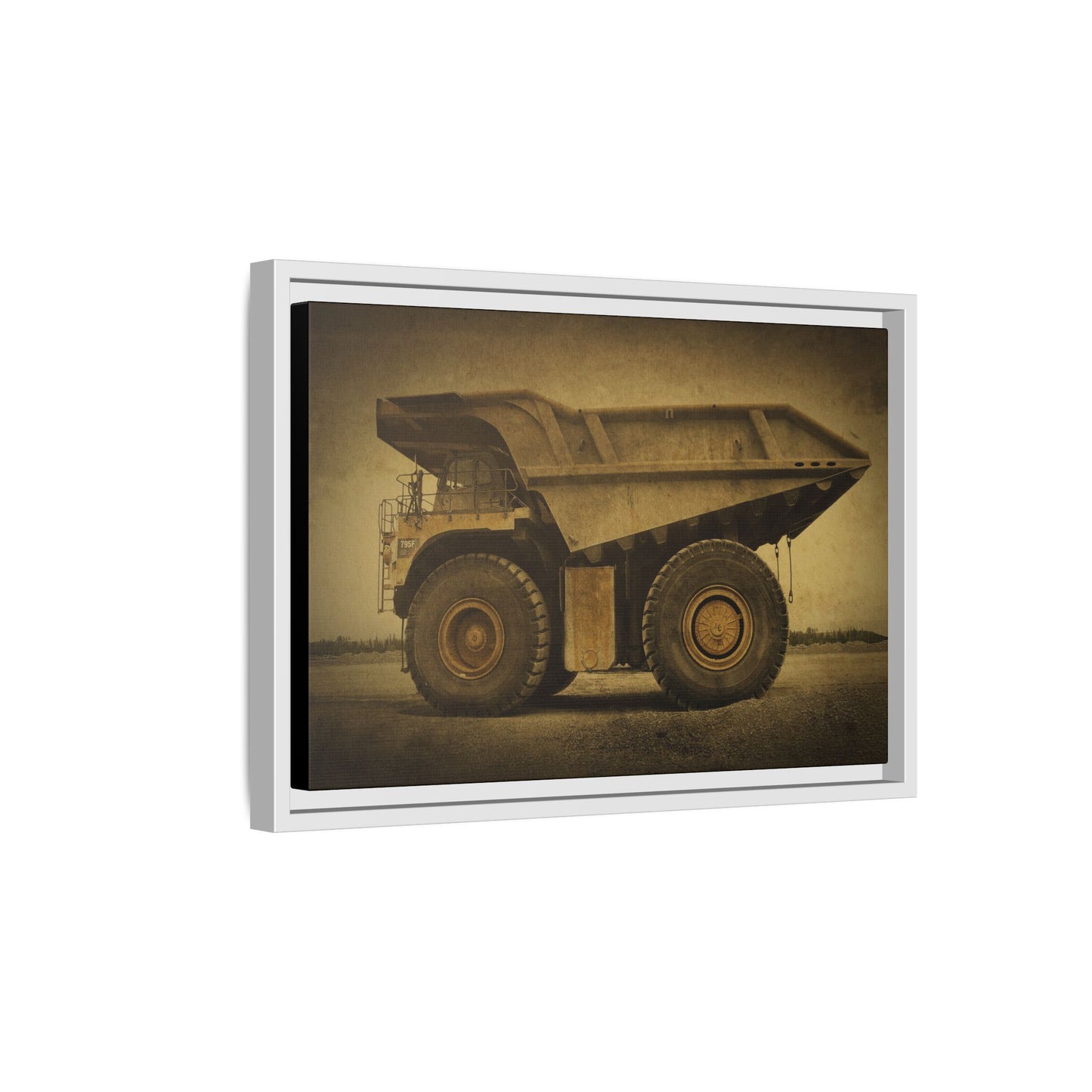 Big Wheel 795 Hauler Photo Art on Framed Canvas