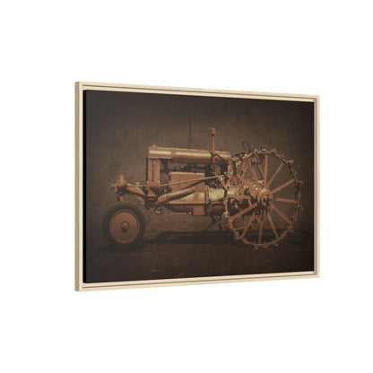 Vintage Ford Fordson Steel Wheel | Wall Art on Framed Canvas