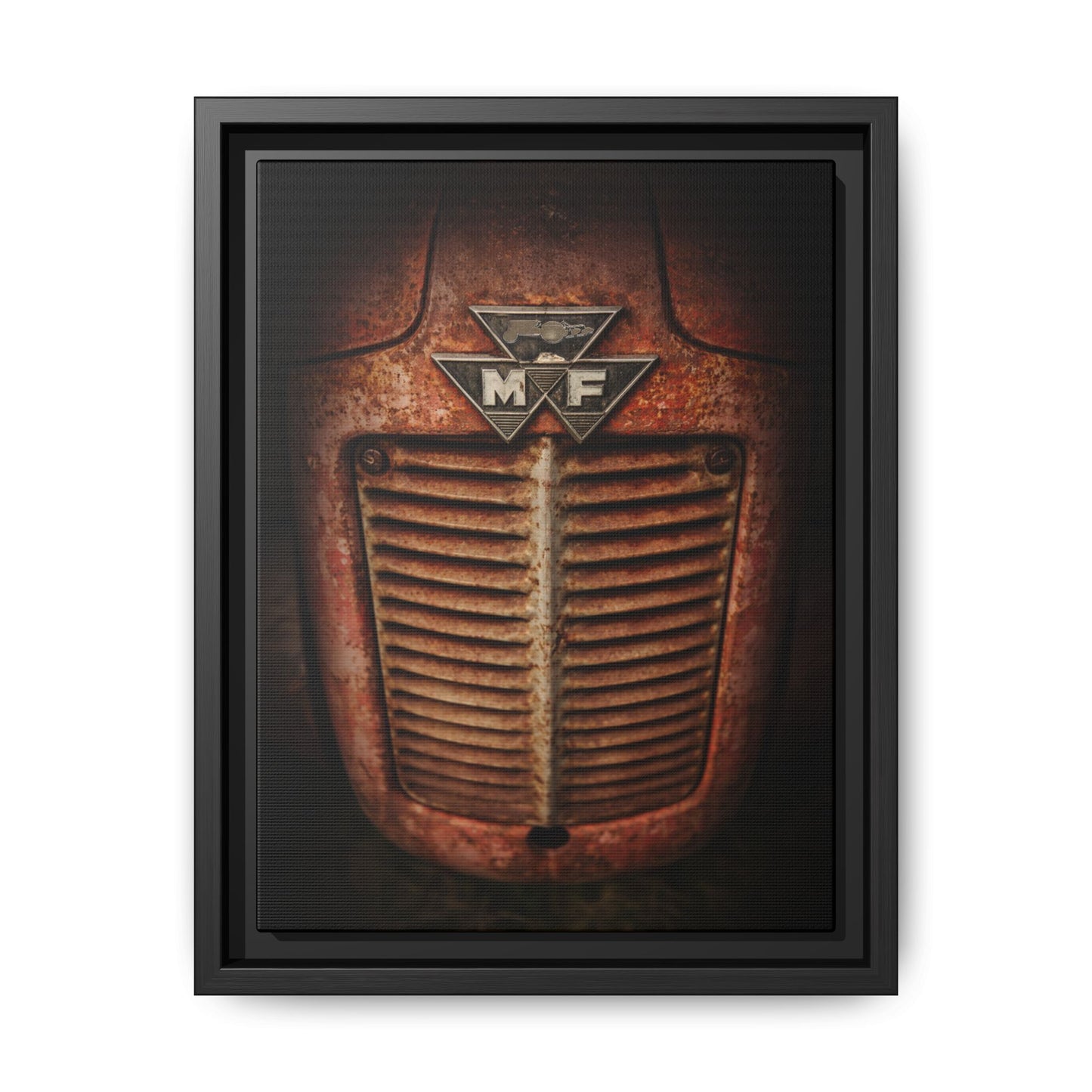 Vintage Rusty Massey Grill on Canvas