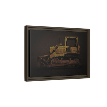 Classic D6D Dozer | Framed Wall Art on Stretched Canvas