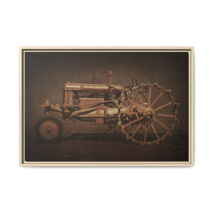 Vintage Ford Fordson Steel Wheel | Wall Art on Framed Canvas