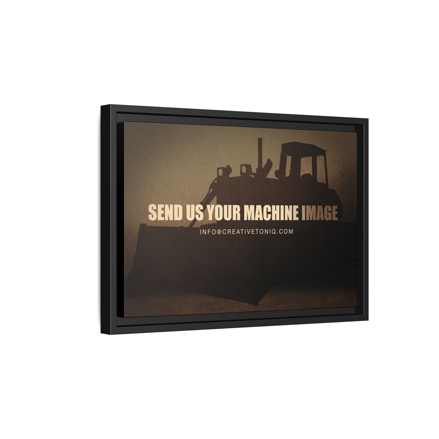 Personalized Machine Art | Framed Photo Wall Art on Canvas