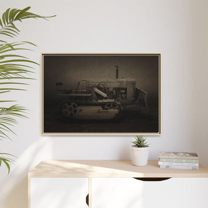 Vintage John Deere MC | Framed Wall Art on Stretched Canvas