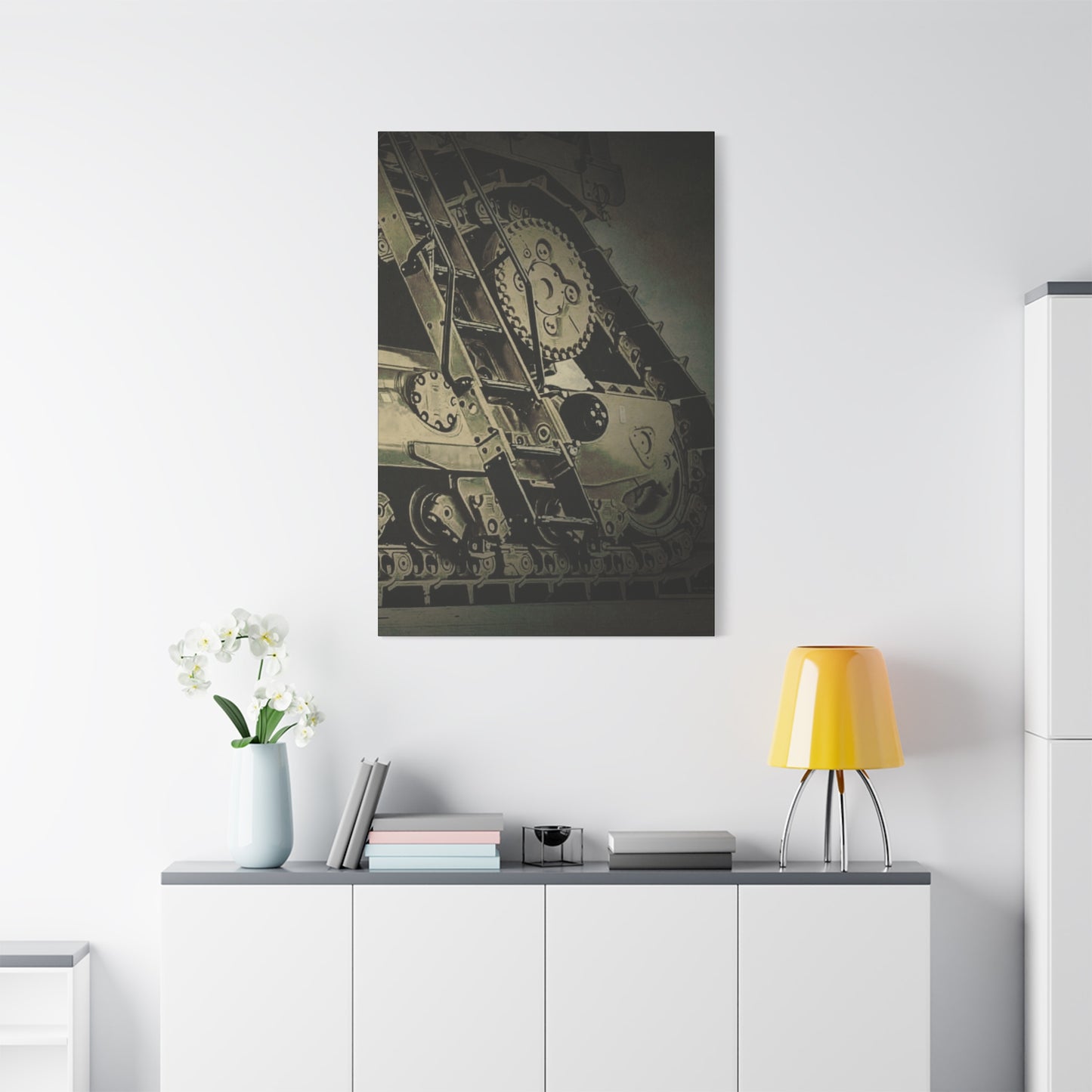 D11 Track Action | Triptych | Right Panel | Unframed