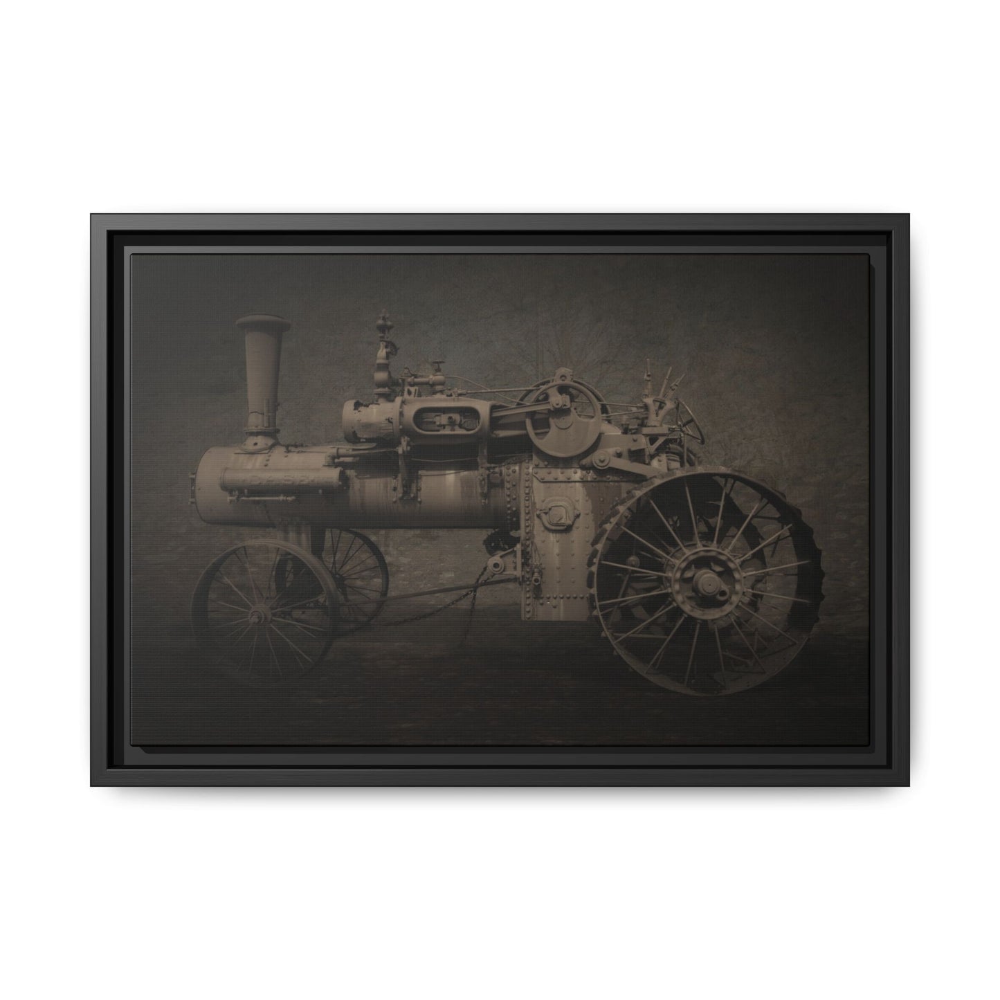 Vintage CASE 65 HP Tractor Photo Wall Art on Canvas