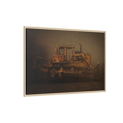 Classic D8 Dozer | Framed Wall Art on Stretched Canvas