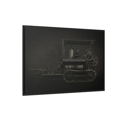 Vintage Holt Crawler Photo Wall Art on Canvas | Industrial Artwork